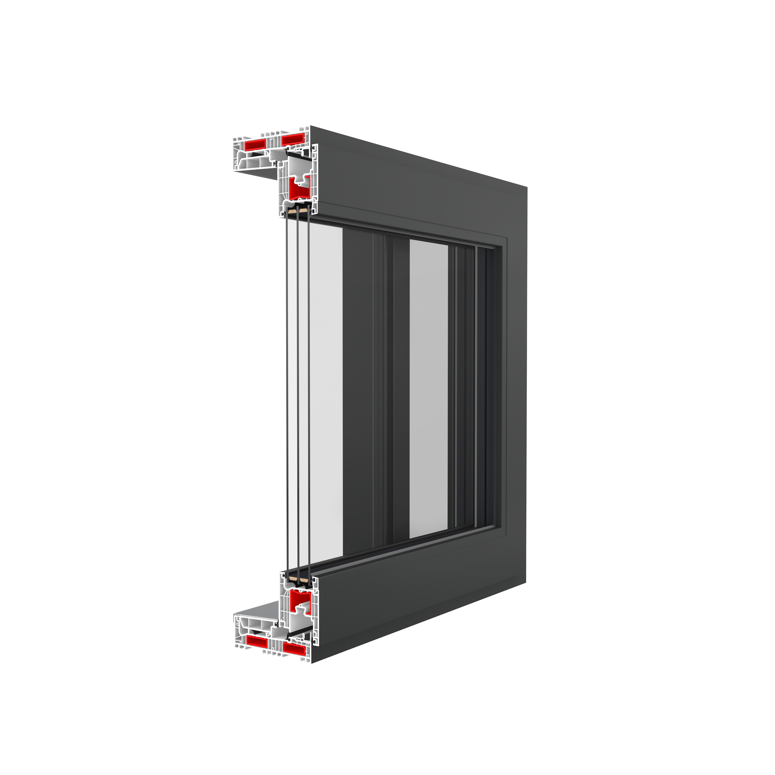 Iglo Edge Slide - Antracyt Ultimatt